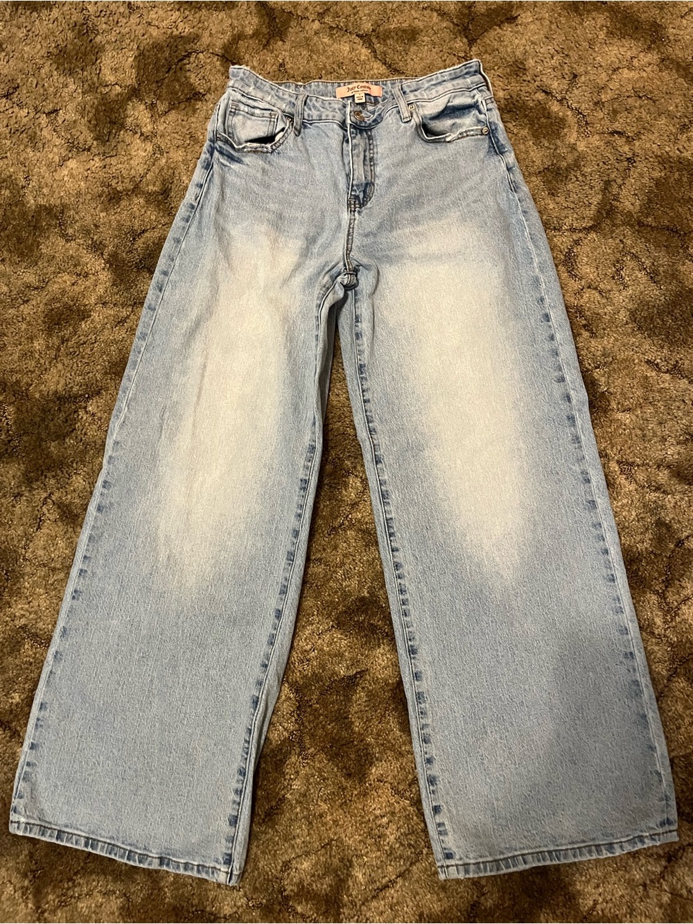 Juicy Couture Light Blue Relaxed Wide-Leg Women’s Jeans